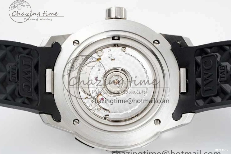 MIROTIME 0322 Premium Aquatimer Automatic SS RSF 1:1 Best Edition White Black Dial on Black Rubber Strap A 7067